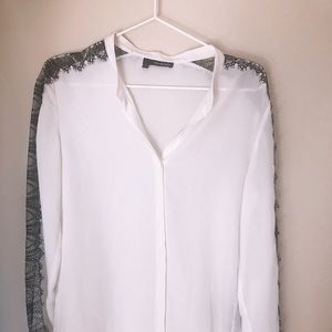 kooples shirt with lace